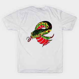 Snake white background T-Shirt